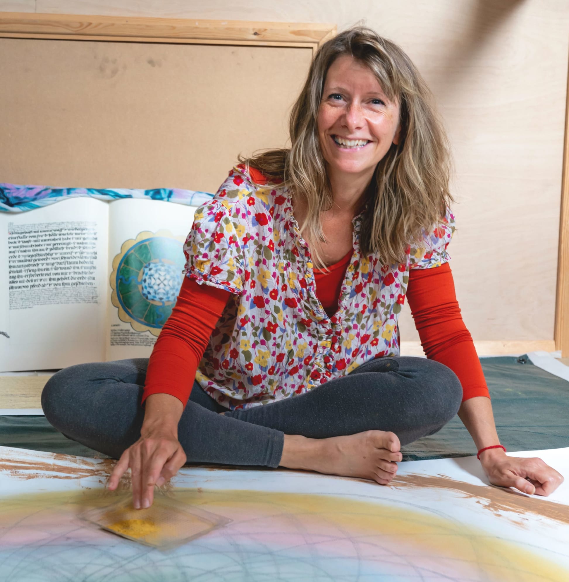Image of Clare Barton-Harvey mindfulness teacher and artist